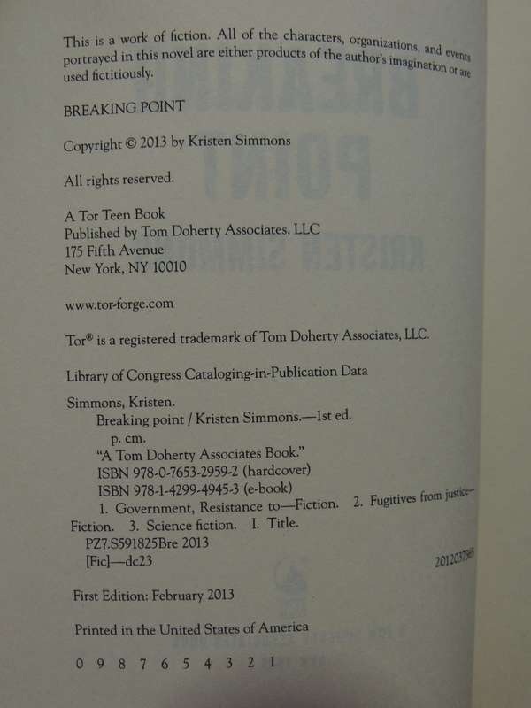 Breaking Point - Kristen Simmons