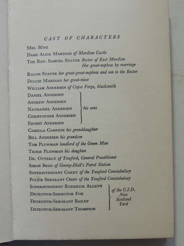 Off With His Head - Ngaio Marsh       First Edition  1957