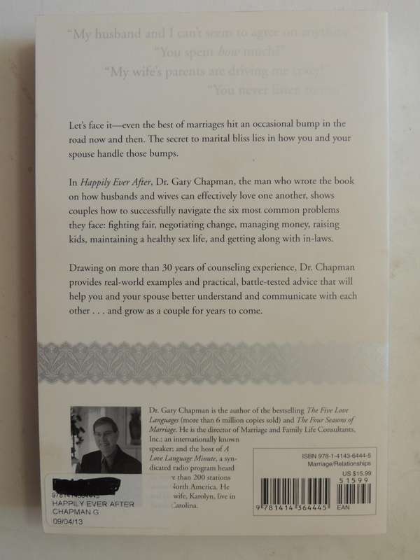 Happily Ever After: Six Secrets To A Successful Marriage - Gary Chapman