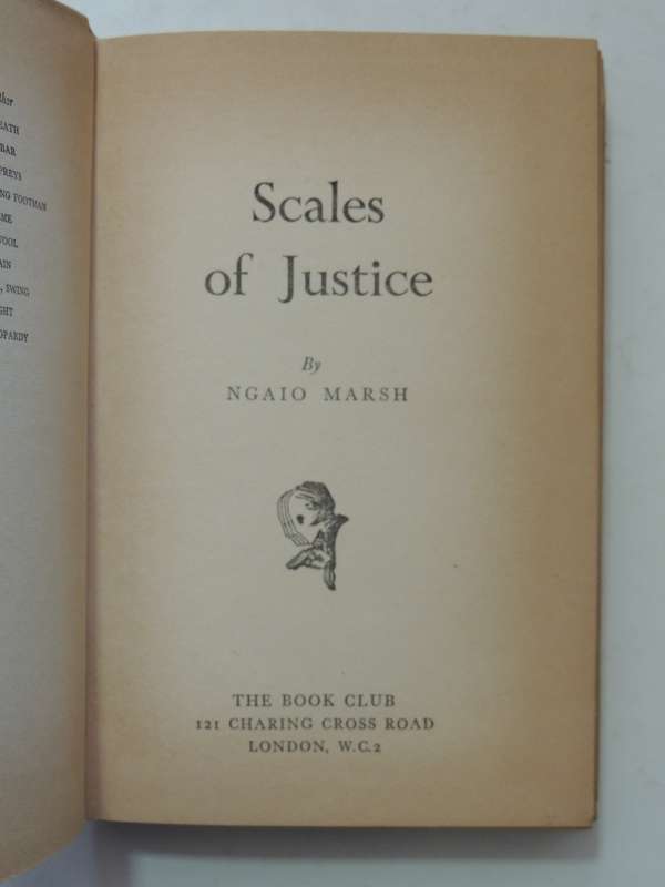 Scales of Justice - Ngaio Marsh