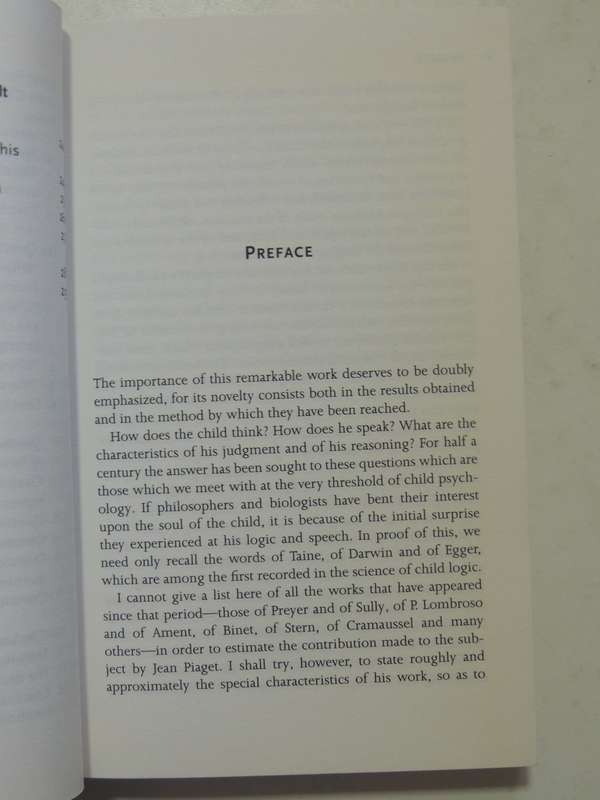 The Language and Thought of the Child - Jean Piaget    3rd Ed.