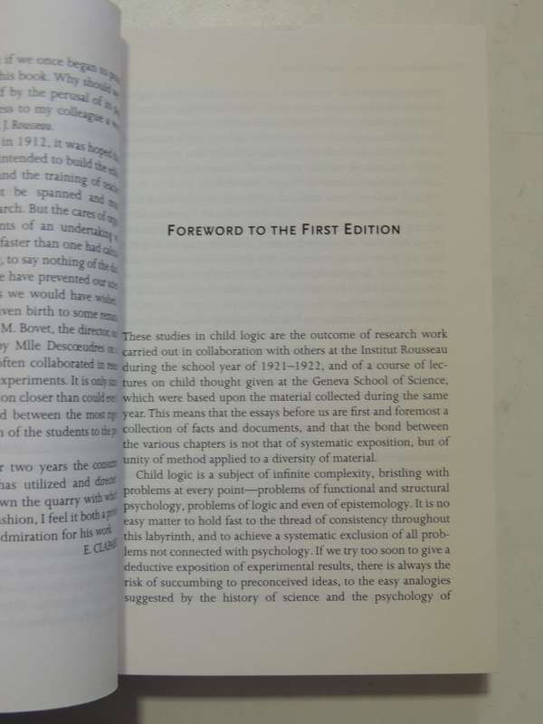 The Language and Thought of the Child - Jean Piaget    3rd Ed.