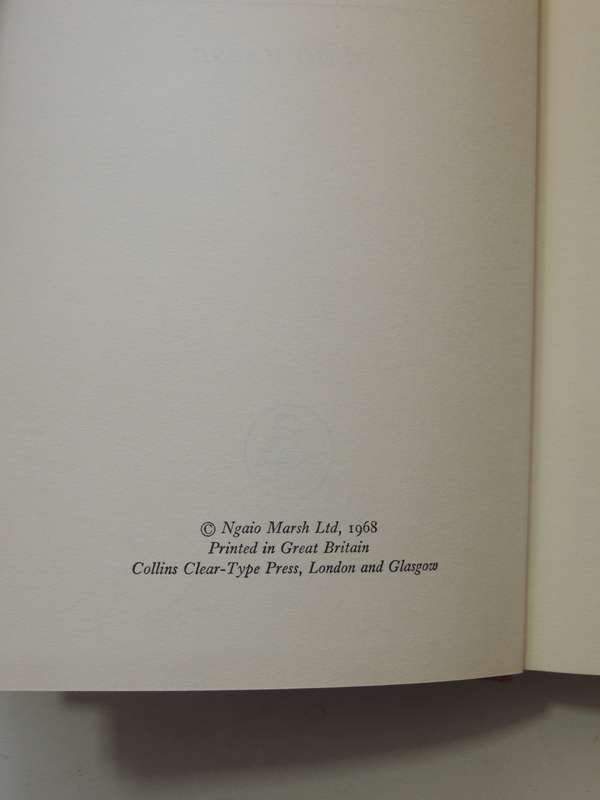 Clutch Of Constables - Ngaio Marsh  First Edition  1968
