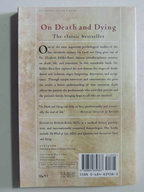 On Death And Dying - Elisabeth Kubler-Ross M.D.
