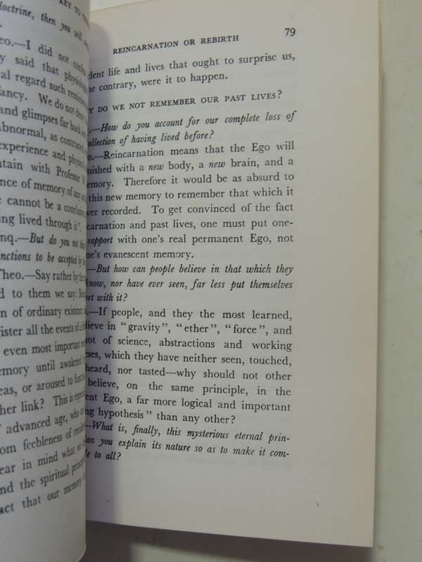 The Key to Theosophy -  H.P. Blavatsky, Clara M. Codd   Simplified Adyar Edition