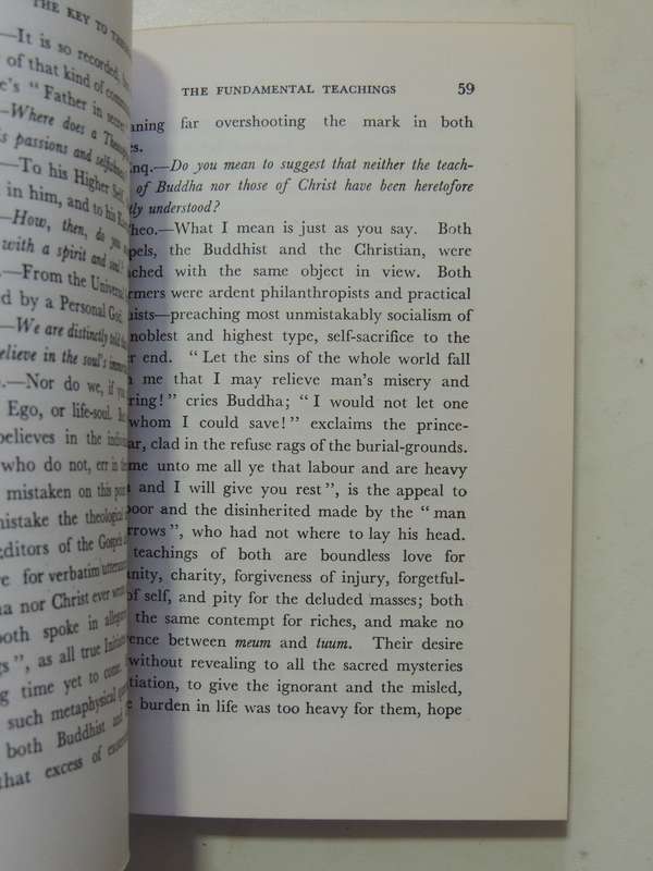 The Key to Theosophy -  H.P. Blavatsky, Clara M. Codd   Simplified Adyar Edition