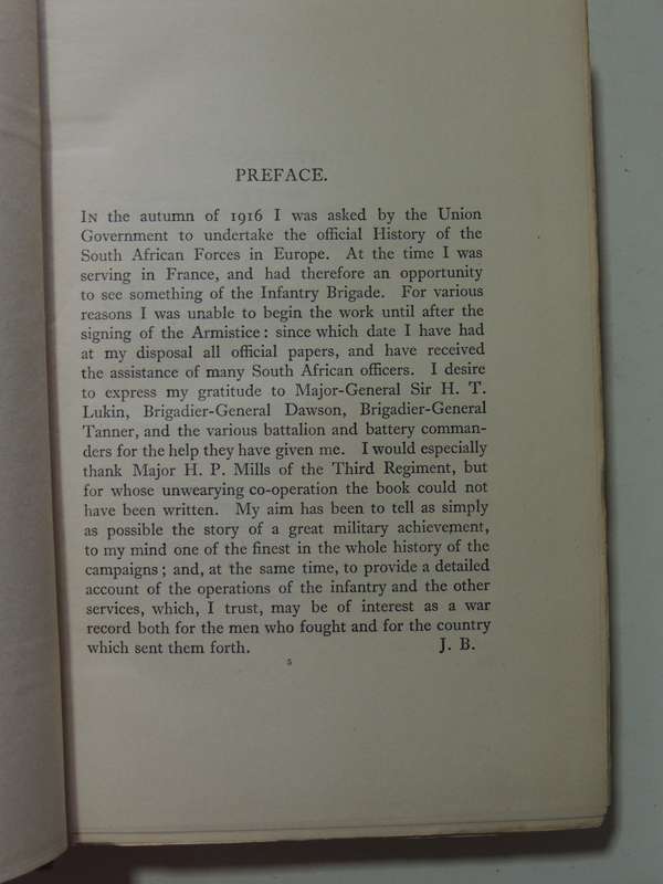 The South African Forces In France: 1st South African Edition 1921 - John Buchan