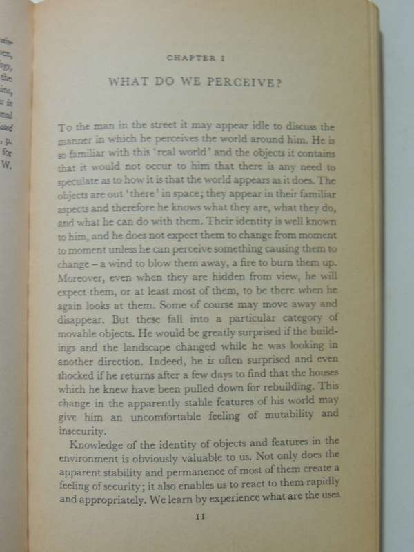 The Psychology Of Perception - M.D. Vernon