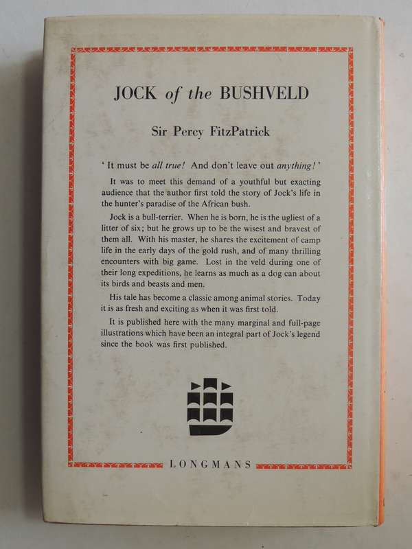 Jock of the Bushveld - Sir Percy Fitzpatrick - 1961