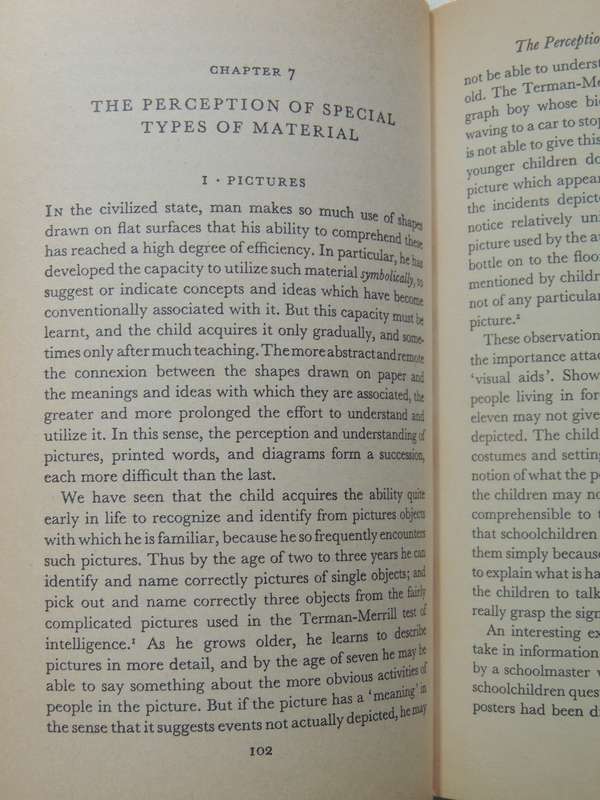 The Psychology Of Perception - M.D. Vernon