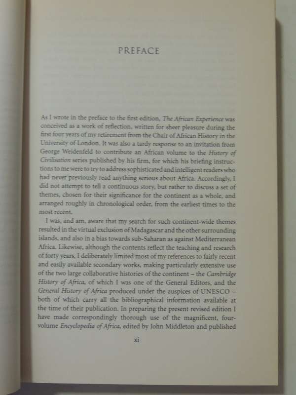 The African Experience, History of Civilization - Roland Olivier