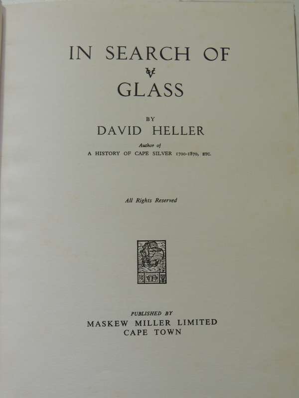 In Search Of VOC Glass - David Heller