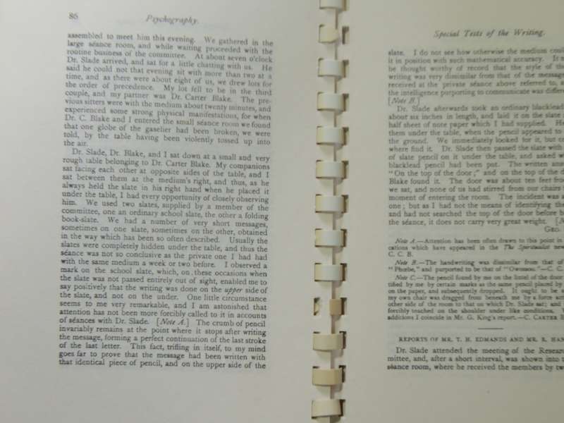 Direct Spirit Writing - Rev. W. Stainton Moses