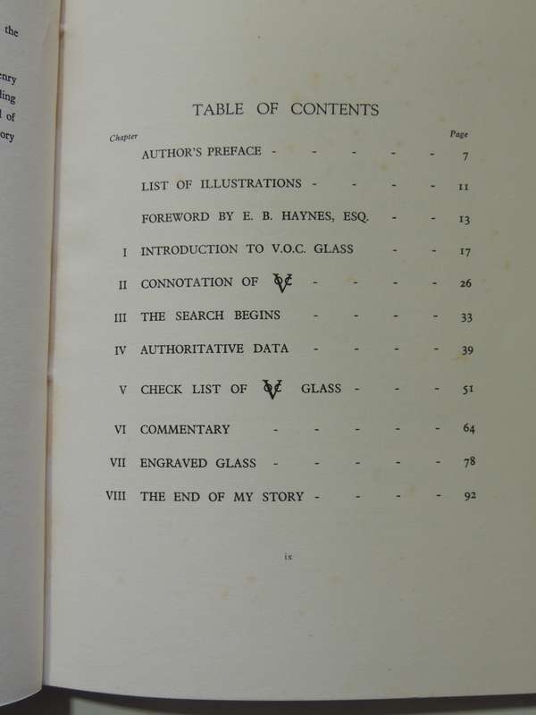 In Search Of VOC Glass - David Heller