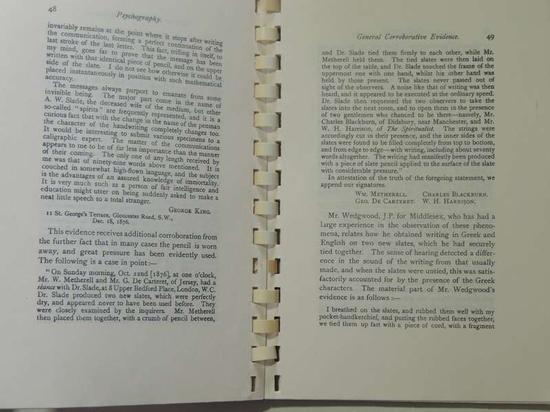 Direct Spirit Writing - Rev. W. Stainton Moses