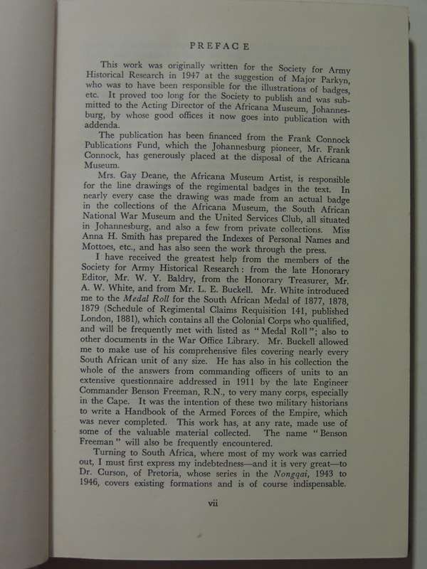 The Armed Forces Of South Africa - Maj G. Tylden