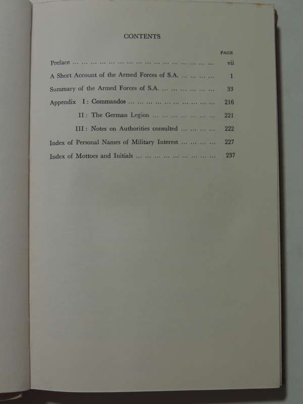 The Armed Forces Of South Africa - Maj G. Tylden