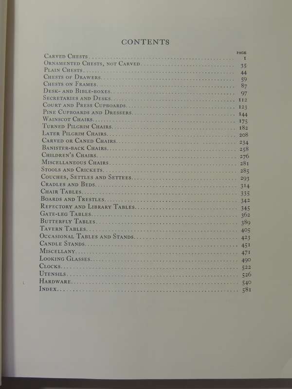 Furniture Of The Pilgrim Century 1620-1720 Including Colonial Utensils & Hardware - Wallace Nutting