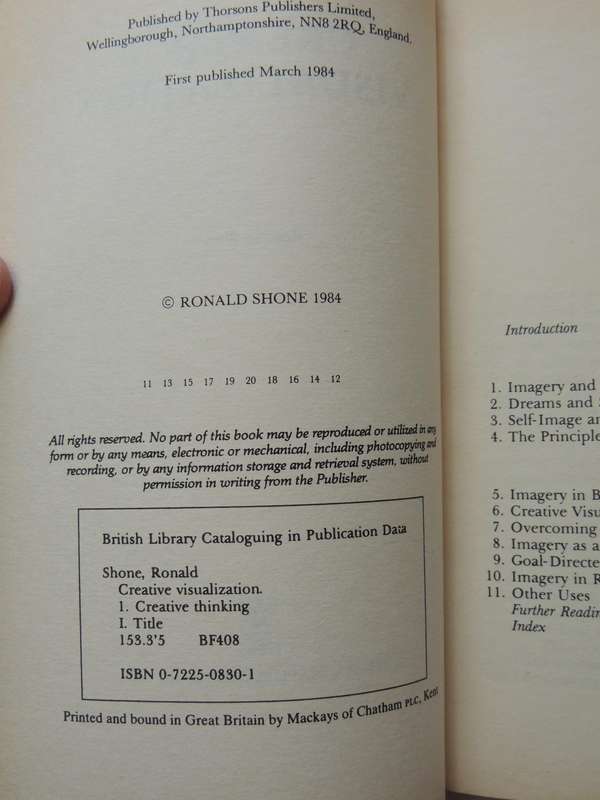 Creative Vizualization: How To Use Imagery And Imagination For Self-ImprovementRonald Shone