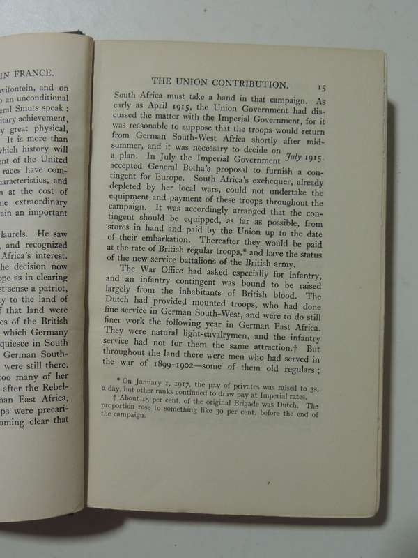 The South African Forces In France: 2nd British Edition 1920 - John Buchan