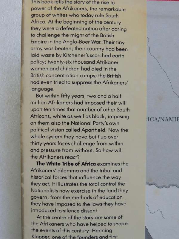 The White Tribe Of Africa: South Africa In Perspective  - David Harrison   1st Edition  Unexpurgated