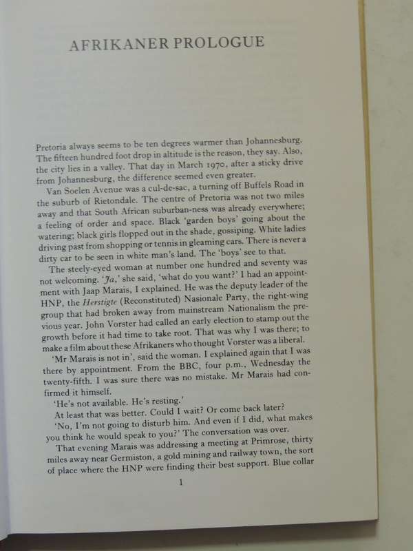 The White Tribe Of Africa: South Africa In Perspective  - David Harrison   1st Edition  Unexpurgated