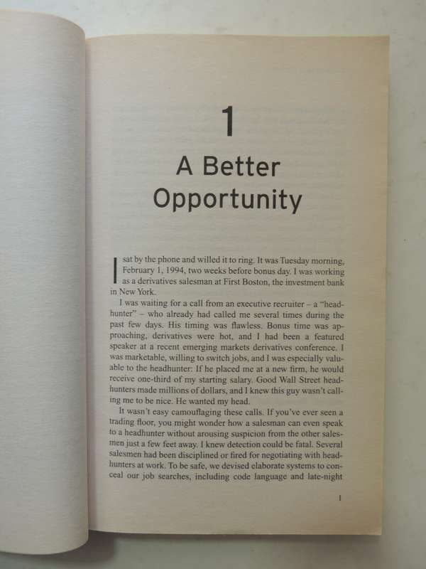 F.I.A.S.C.O.: Blood In The Water On Wall Street - Frank Partnoy