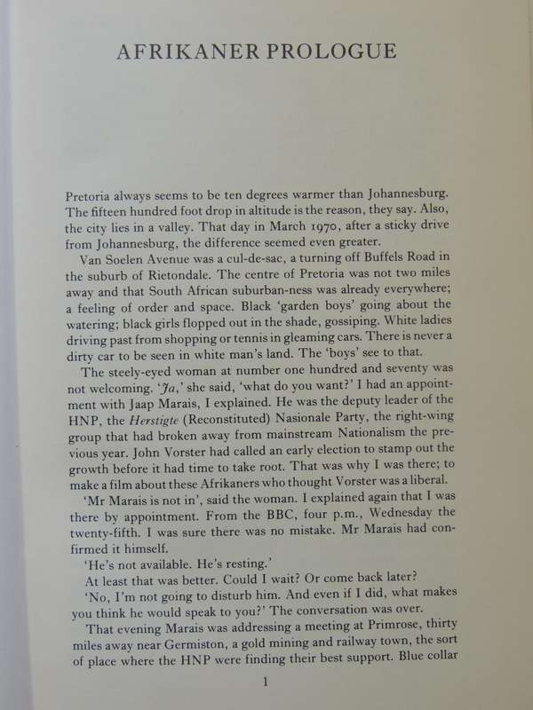 The White Tribe Of Africa: South Africa In Perspective  David Harrison  1st SA Edition  Unexpurgated