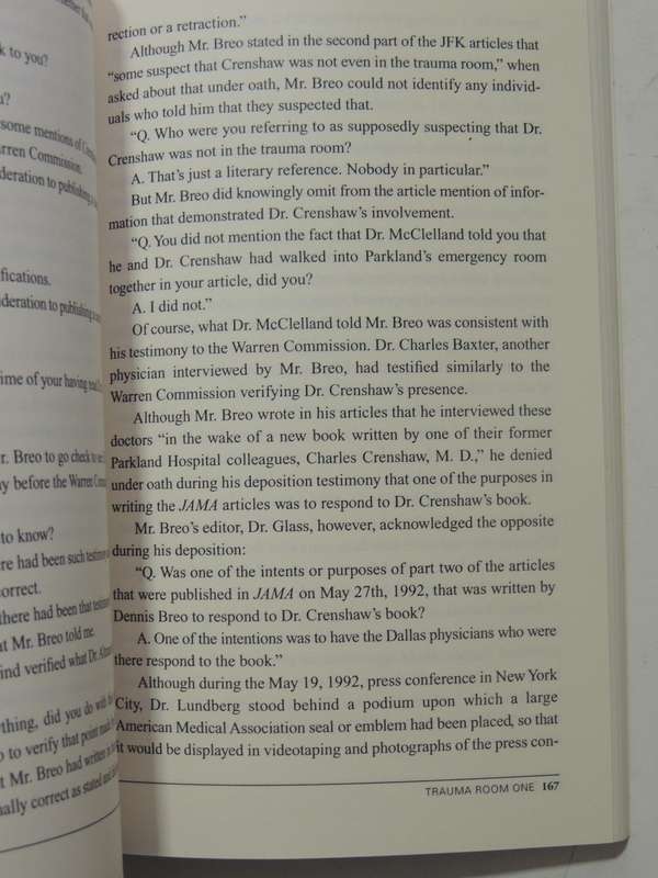 Trauma Room One: The JFK Medical Coverup Exposed- Charles A. Crenshaw M.D.