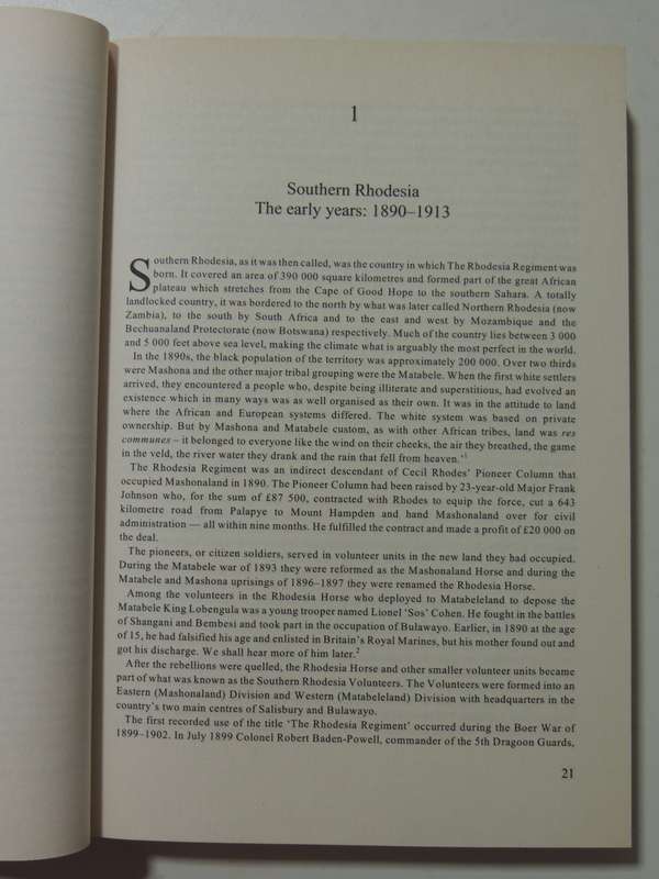 The Rhodesia Regiment: From Boer War To Bush War 1899-1980 - Alexandre Binda