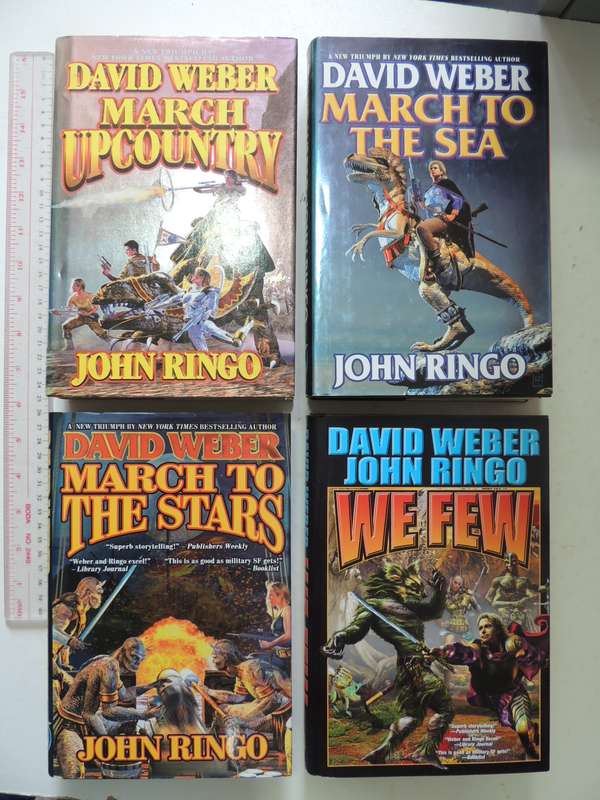 March Series: Vol 1-4, March Upcountry, March To The Sea,March To The Stars, We Few -David Weber, JR