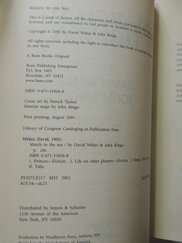 March Series: Vol 1-4, March Upcountry, March To The Sea,March To The Stars, We Few -David Weber, JR