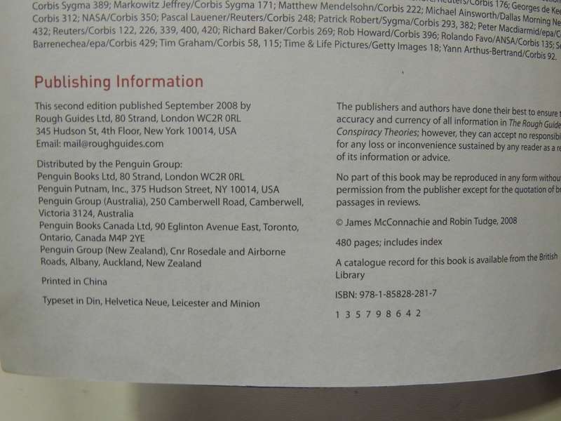 The Rough Guide To Conspiracy Theories - James McConnachie & Robin Tudge
