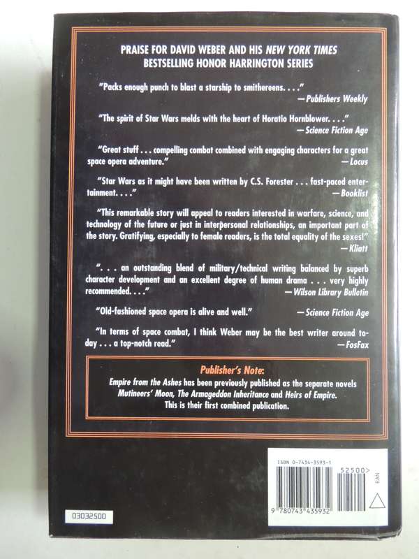 Empire From The Ashes - David Weber      1st Edition