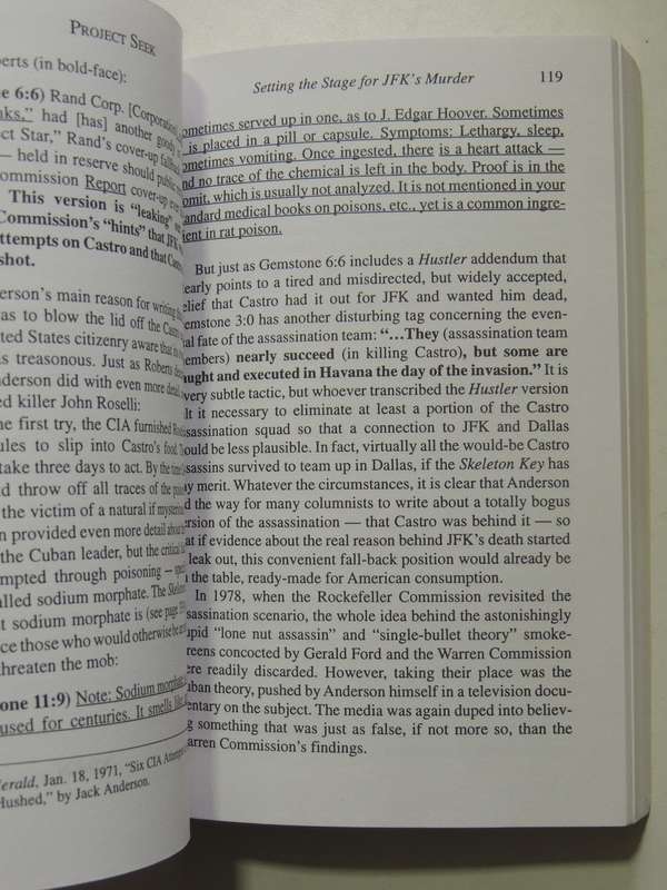 Project Seek: Onassis,Kennedy And Gemstone Thesis - Gerald A Carroll
