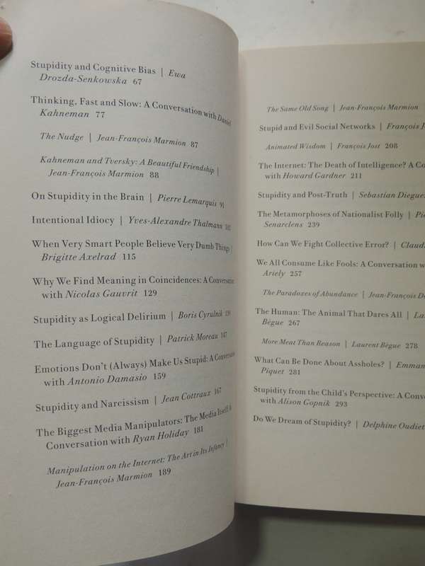 The Psychology Of Stupidity: Explained By Some Of The World's Smartest People- Jean-Francois Marmion