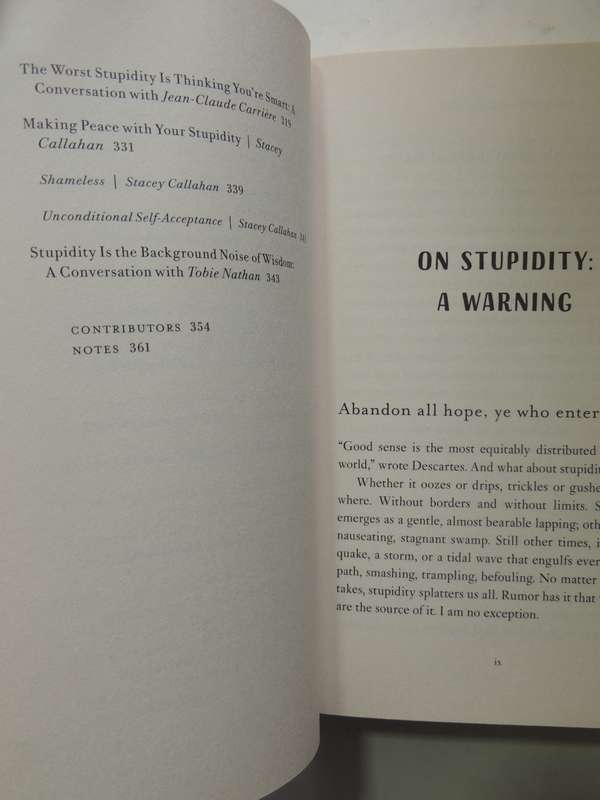 The Psychology Of Stupidity: Explained By Some Of The World's Smartest People- Jean-Francois Marmion