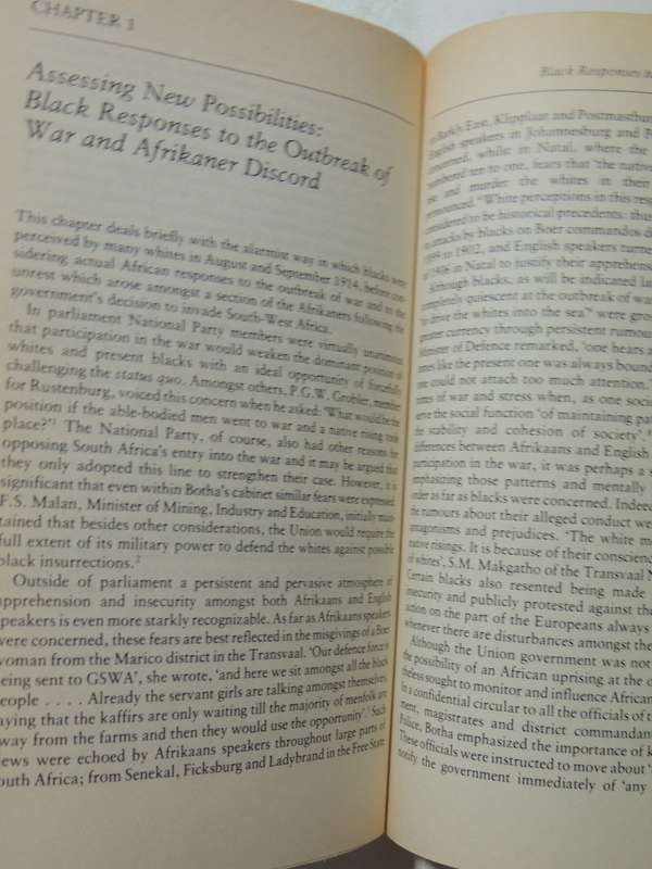 Fighting Their Own War:  South African Blacks And The First World War - Albert Grundlingh