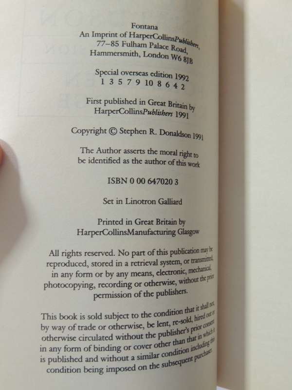 4 Vol Set: The GAP Into Conflict, Vision, Power, Madness - Stephen Donaldson