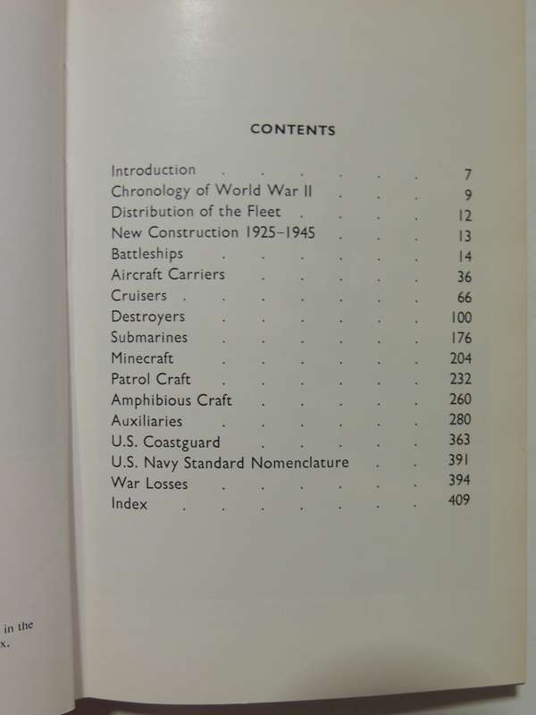 U. S. Warships of World War II - Paul H Silverstone     1966