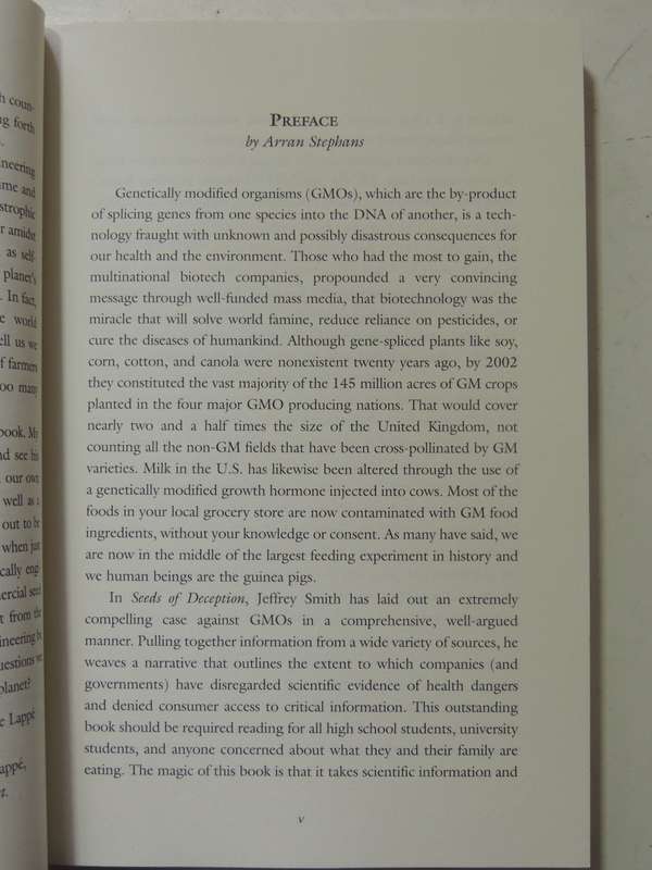 Seeds Of Deception: Exposing Industry & Government Lies...Genetically Engineered Foods Jeffrey Smith