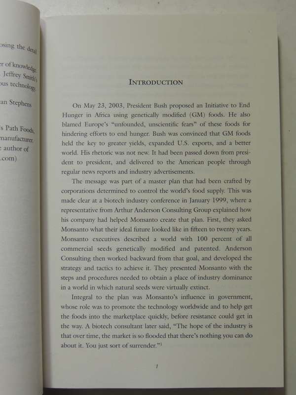 Seeds Of Deception: Exposing Industry & Government Lies...Genetically Engineered Foods Jeffrey Smith
