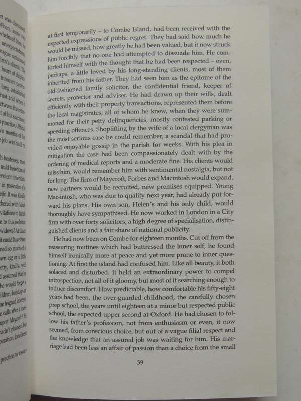 The Lighthouse - PD James - First Edition, Signed