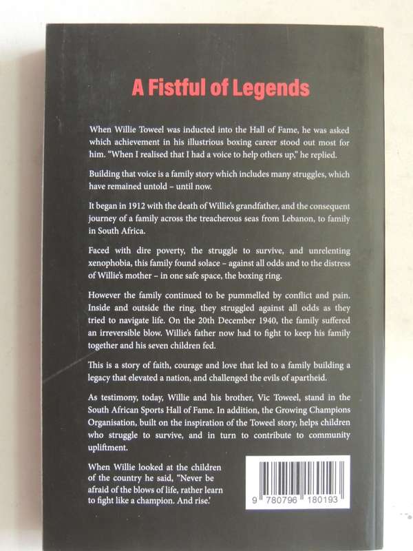 A Fistful of Legends, Based on .Fighting Toweel Brothers - Alida Toweel