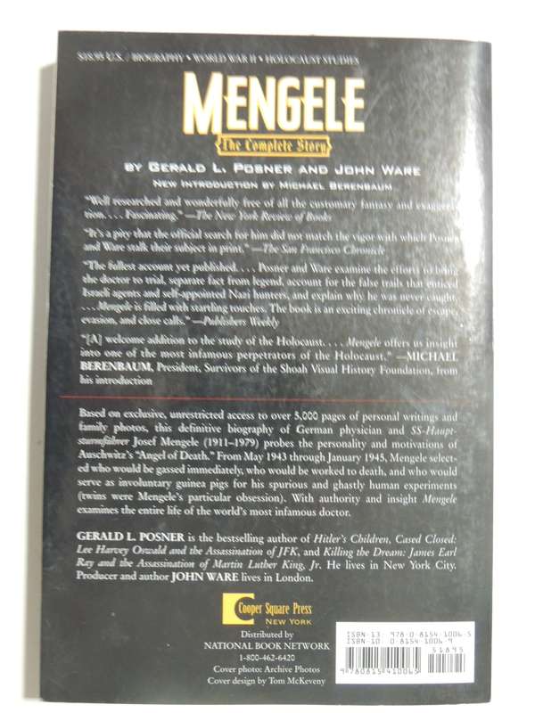Mengele: The Complete Story - Gerald L Posner & John Ware