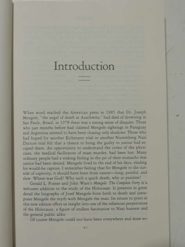 Mengele: The Complete Story - Gerald L Posner & John Ware