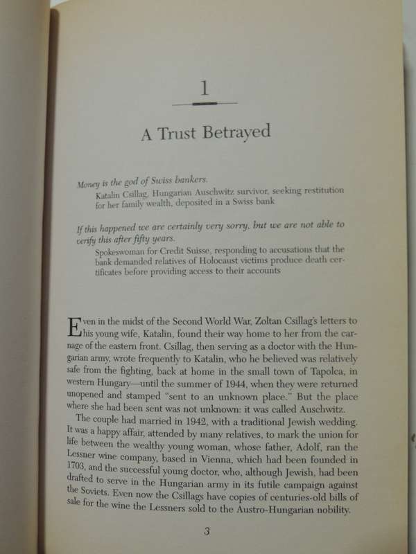 Hitler's Secret Bankers: The Myth Of Swiss Neutrality During The Holocaust  - Adam LeBor
