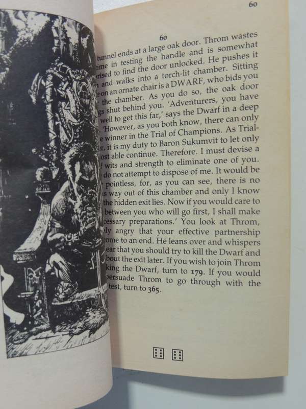 Deathtrap Dungeon: Fighting Fantasy Vol 3 - Ian Livingstone   AS IS