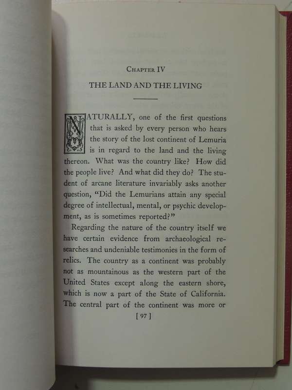 Lemuria: The Lost Continent Of The Pacific- W.S.Cerve