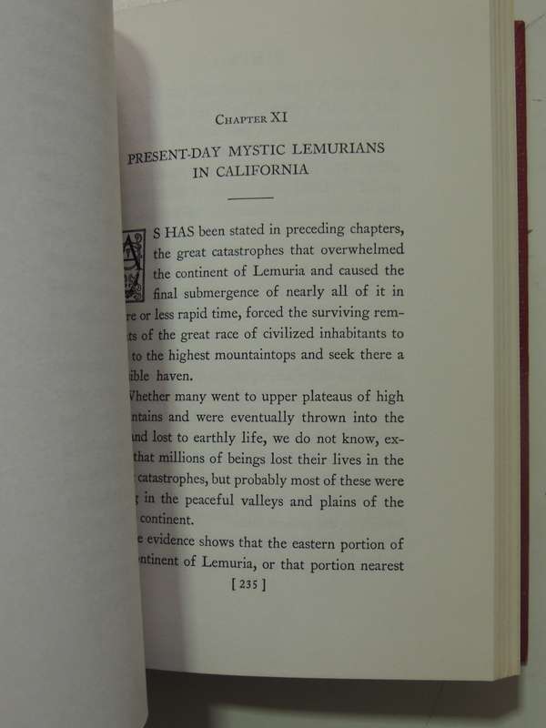 Lemuria: The Lost Continent Of The Pacific- W.S.Cerve